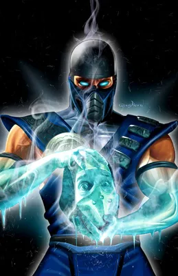 Sub-Zero Mortal Kombat Poster Art Painting - Framed - NEW USA | eBay