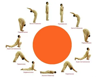 Cурья Намаскар для начинающих: комплекс упражнений в йоге, приветствие  солнцу
