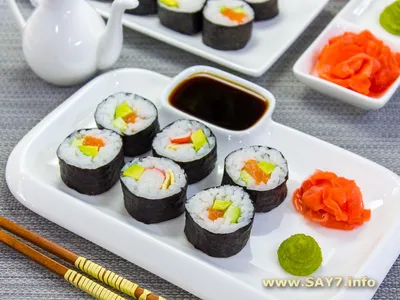 Слоёный ролл, пошаговый рецепт | Как готовить суши дома | Дзен