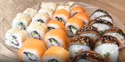 Roll Philadelphia No Mat Simple Sushi Recipe at Home - YouTube