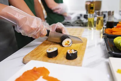 Набор для приготовления роллов дома, комплект для суши, японская кухня -  купить с доставкой по выгодным ценам в интернет-магазине OZON (446210786)