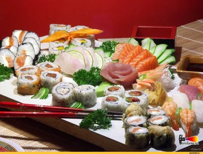 множество различных видов суши, суши с картинками фон картинки и Фото для  бесплатной загрузки