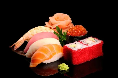 Японская Коллекция Суши — стоковые фотографии и другие картинки Суши - Суши,  Верхний ракурс, Японская кухня - iStock