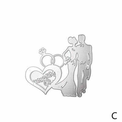 Scrapbooking Crafts Paper House Stickers Wedding Medley 104 Gold Hearts  Bells | eBay