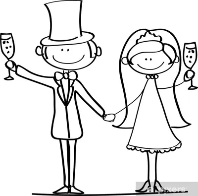 Свадебные Силуэт Коллекции Вектор Jpg — стоковая векторная графика и другие  изображения на тему Свадьба - Свадьба, Силуэт, Фигурка на свадебный торт -  iStock