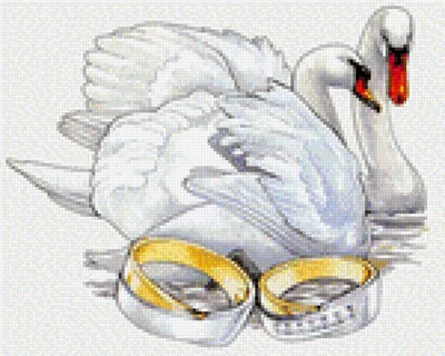 Декор Свадебные лебеди купить в интернет-магазине Ярмарка Мастеров по цене  4500 ₽ – 9G7D9BY | Подарки, Кемерово - доставка по России