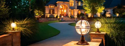 Уличные светильники для частного дома: удобный гид по видам и сфере  использования