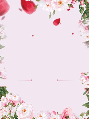 девчачье сердце светлые цветы реклама фон Обои Изображение для бесплатной  загрузки - Pngtree
