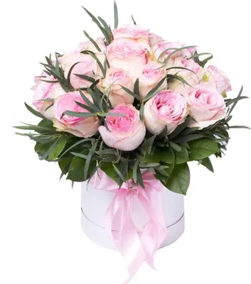 Купить букет розовых роз «Светлые чувства» с доставкой в Иркутске