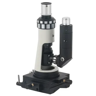 Маленький ручной портативный металлографический промышленный Микроскоп  увеличение 100X-400X светильник ризационный световой микроскоп +  поляризатор на магнитной основе | AliExpress