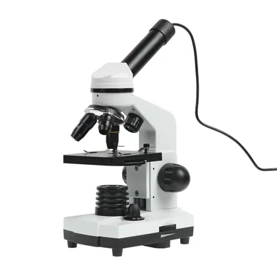 Микроскоп OpticView Биологический школьный оптический Микромед Эврика  40х-1600х с видеоокуляром, Биологический, 1600 крат купить по выгодной цене  в интернет-магазине OZON (1221660299)