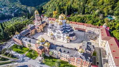 Каманы, Абхазия (Коман) - святые места, монастырь