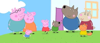 Набор 'Свинка Пеппа и Крольчёнок Реббека', из серии 'Пеппа и её друзья',  Peppa Pig [19067-2]