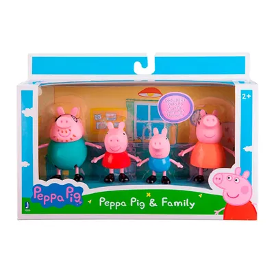Интерактивный набор Семья Свинки Пеппа на игровой площадке