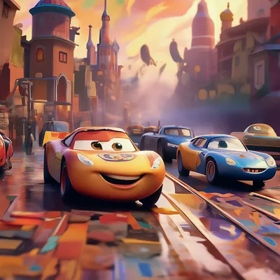 Молния Маквин (Lightning McQueen) из мультика Тачки 3