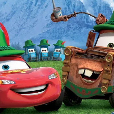 Скачать обои снег, зима, мультфильм, тачки-2, cars2 разрешение 1920x1200  #38756