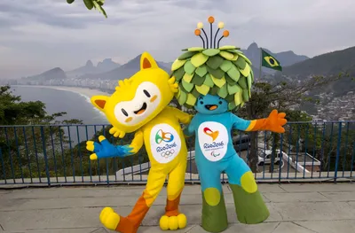 2016 - Рио-де-Жанейро Талисман и Факел. Обои.