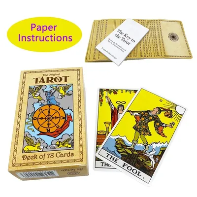 The Original Tarot cards deck with instructions book - 78 cards