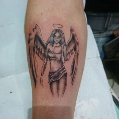 Картинка татуировки ангела на руке: скачать в высоком разрешении