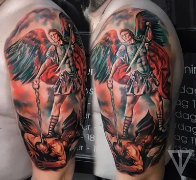 Фотка татуировки ангела на руке: бесплатно скачать в высоком качестве