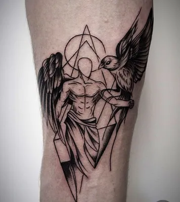 Фото татуировки ангела на руке: высокое качество в формате JPG