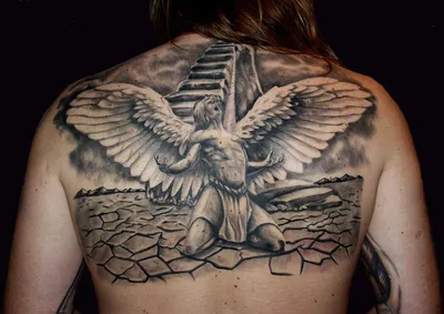 Картинка татуировки ангела на руке: бесплатно скачать в среднем размере