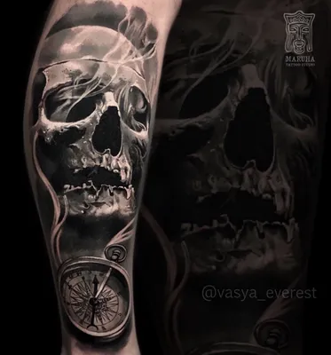 Фото черепа в высоком разрешении для татуировки