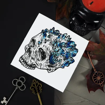 Татуировка черепа: оригинальное изображение для украшения тела