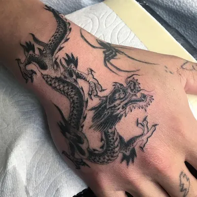 Как нарисовать дракона тату - 29 фото
