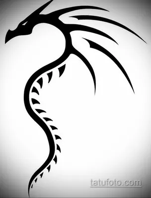 Татуировка мужская фентези на груди дракон - мастер Анастасия Юсупова 3218  | Art of Pain