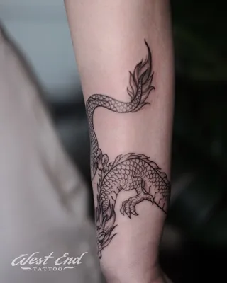 Эскиз тату дракон с цветами | Fantasy tattoos, Dragon tattoo drawing,  Dragon tattoo designs