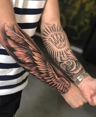 Крылья на руках: изображения тату в разных форматах