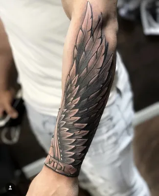 Татуировки крылья на руках: выбирайте подходящий формат изображения