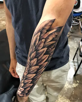 Татуировки крылья на руках: красивые фото тату в любом формате