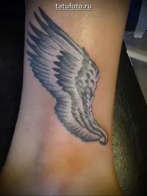 Изображение татуировки крылья на руке
