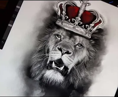 Лев с короной на голове картинки - 65 фото