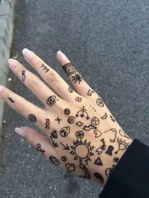Фотка татуировки на руке в живых цветах