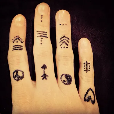 Татуировка маркером на руке: красивое и стильное изображение