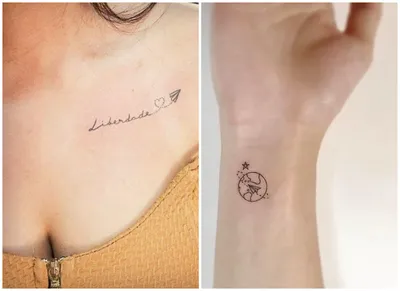 Минимализм: красивые маленькие татуировки - tochka.net
