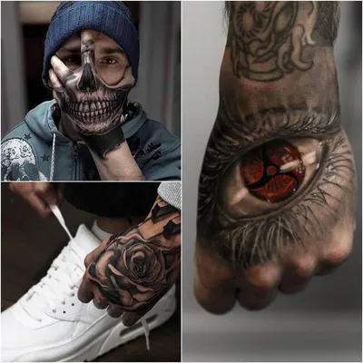 Татуировки на кисти рук мужчин: красивые фотографии