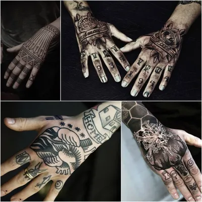 Фотографии татуировок на кисти рук мужчин: разнообразие стилей