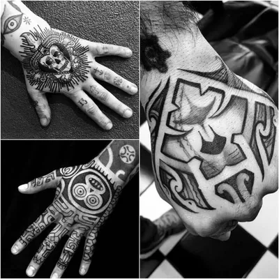 Изображения татуировок на кистях рук для вашего выбора