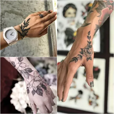 Татуировки на кистях рук: качественные фото и картинки для скачивания