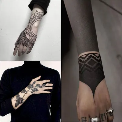Красивые фотографии татуировок на кистях рук