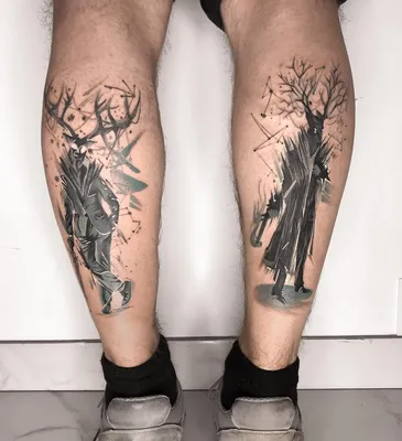 Эскизы, ФОТО тату для парней на всю ногу - VeAn Tattoo