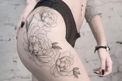 ТАТУ НА НОГЕ ДЛЯ ДЕВУШЕК - KOT Tattoo Studio