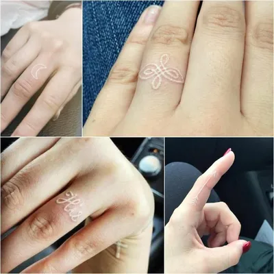 Тату на пальцах рук: фото с татуировками в виде символов