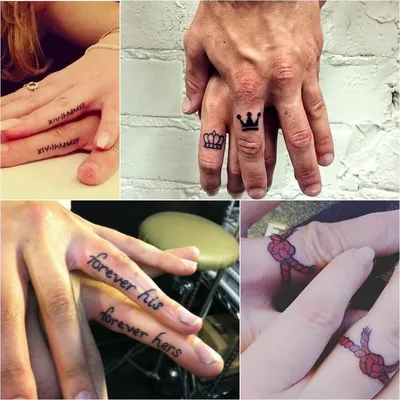 Креативные татуировки на пальцах