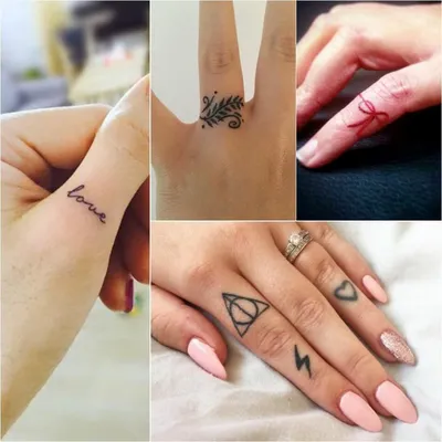 Фотографии татуировок на пальцах рук