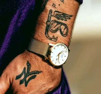 Фото татуировки на руке для мужчин: красивый и запоминающийся дизайн